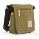 khaki mens small canvas shoulder bag