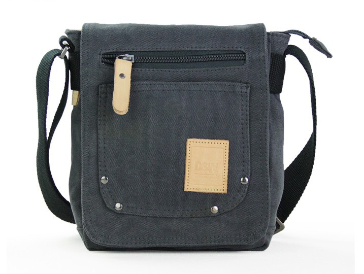 Men canvas satchel bags, mens small canvas shoulder bag - YEPBAG