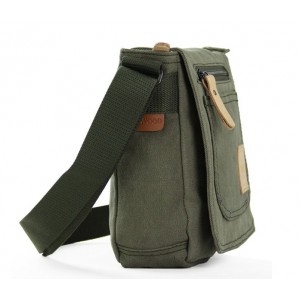 ladies mens small canvas shoulder bag