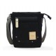 black mens small canvas shoulder bag