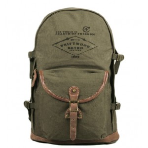 Canvas army knapsack, canvas backpack bags