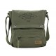 army green Canvas messenger bag