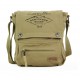 khaki Canvas messenger bag