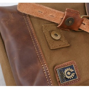 khaki canvas satchels for men