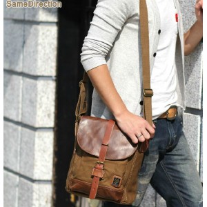 retro canvas satchels for men