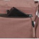 khaki leather canvas messenger bag