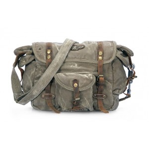 Canvas leather messenger bag, messenger bags for men canvas