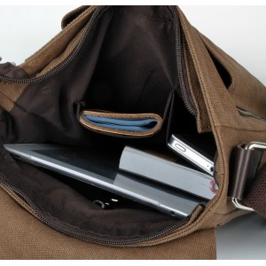 coffee Canvas messenger bags for men