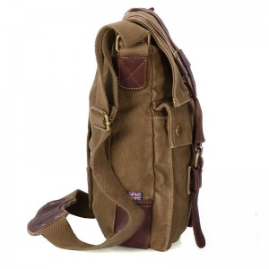 khaki Canvas messenger bag men