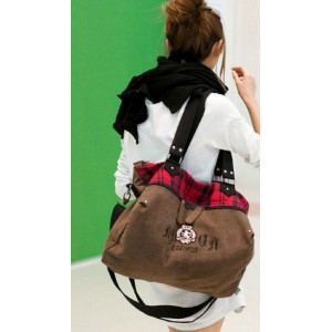 womens Cotton canvas messenger bag