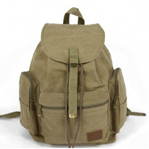 Canvas backpack for girls, canvas knapsack backpack