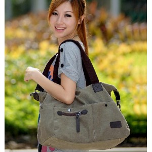Cute shoulder bag, handbag canvas