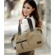 khaki handbag canvas