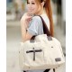 beige handbag canvas