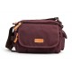 purple canvas shoulder bag for women