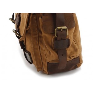 khaki urban messenger bag