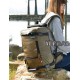 army green laptop personalized school backpack
