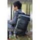 grey laptop personalized school backpack