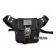 black slim fanny pack