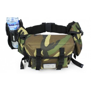army green fanny pack water bottle