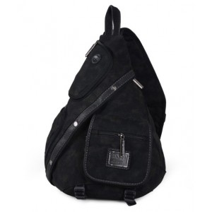black One strap back packs