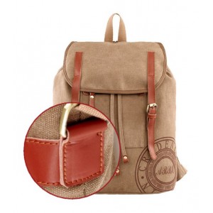 brown Canvas backpack men's
