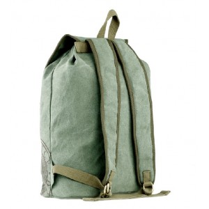 army green Canvas backpack men's