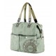 army green School tote bag