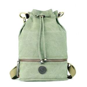 Canvas drawstring backpack, canvas knapsack