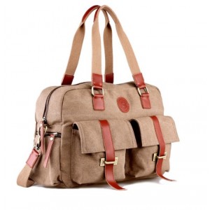 brown retro shoulder bag