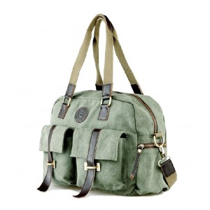 green retro shoulder bag