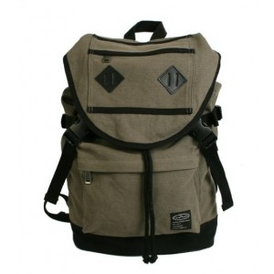 army green back pack books