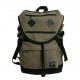 army green back pack books