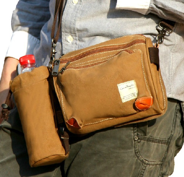 Ladies canvas satchel bag, small canvas messenger bags for men - YEPBAG