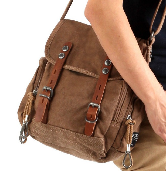 canvas shoulder bag