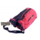 red backpack single strap
