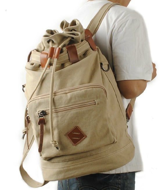 Canvas backpack purse, canvas backpack for college - YEPBAG