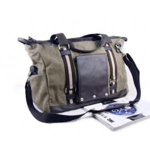 army green canvas handbag