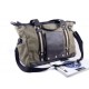 army green canvas handbag