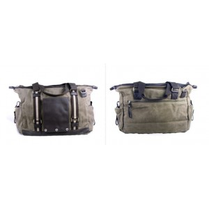 army green canvas handbag