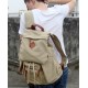 khaki Backpack messenger bag