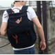 black Backpack messenger bag