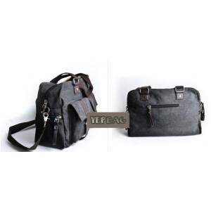 black summer canvas handbags