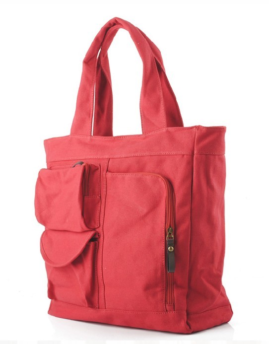Canvas handbags purses, canvas tote with zipper - YEPBAG
