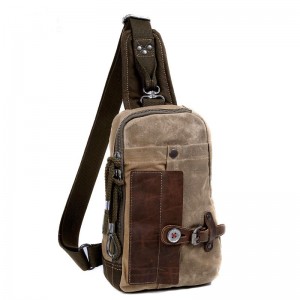 Messenger sling bag, vintage backpack