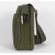 army green fabric messenger bag