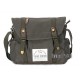 army green satchel messenger bag