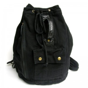 black canvas backpack men