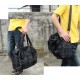 black Messenger bags for men for school