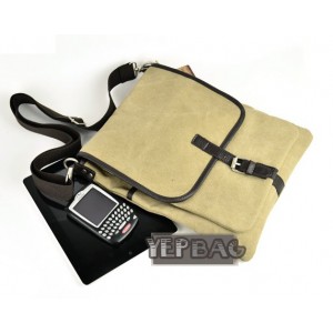 khaki Ipad mens messenger bag